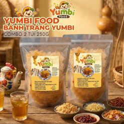 bánh tráng chà bông ngũ vị