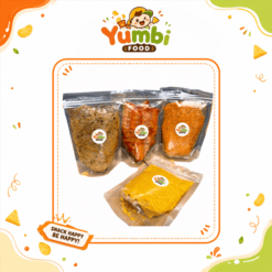 Combo 3 gói bánh tráng trộn sẵn kèm 1 gói phô mai BTYA 004