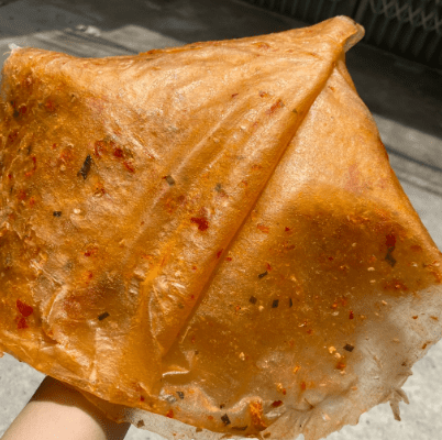 bánh tráng dẻo tôm cay