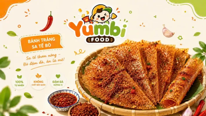 bánh tráng sa tế bò