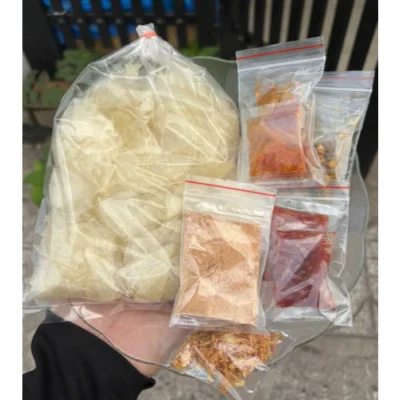 bánh tráng ủ bơ muối sặc