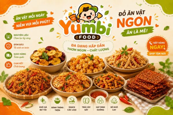 Khám phá 12 đồ ăn vặt ngon được yêu thích nhất hiện nay. Gợi ý các món ăn hấp dẫn, tiện lợi, phù hợp cho học sinh, sinh viên và dân văn phòng.